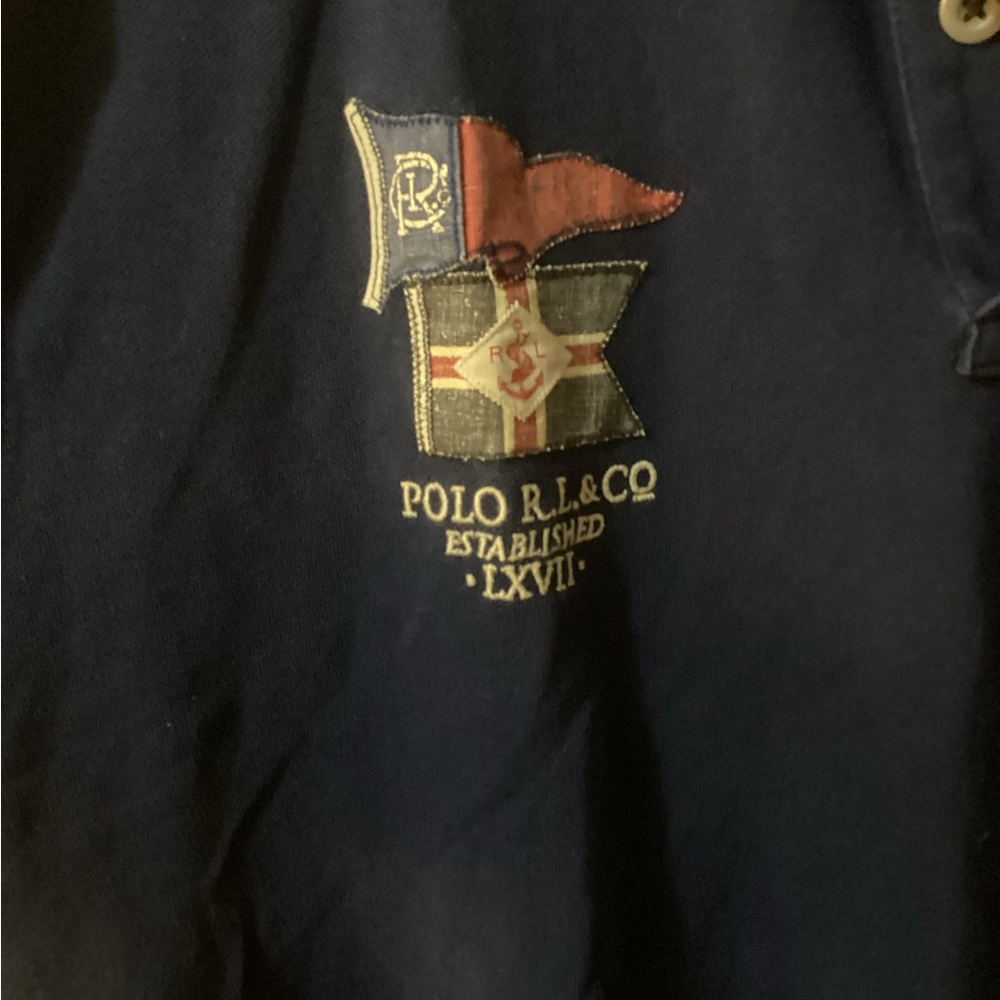 Polo by Ralph Lauren Men's Blue Yacht Club  Vintage Polo - Picture 5 of 5